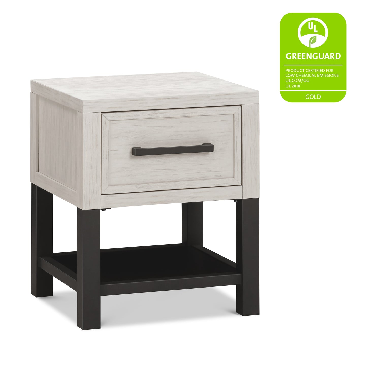 B25860WDF,Newbern Nightstand Assembled in White Driftwood