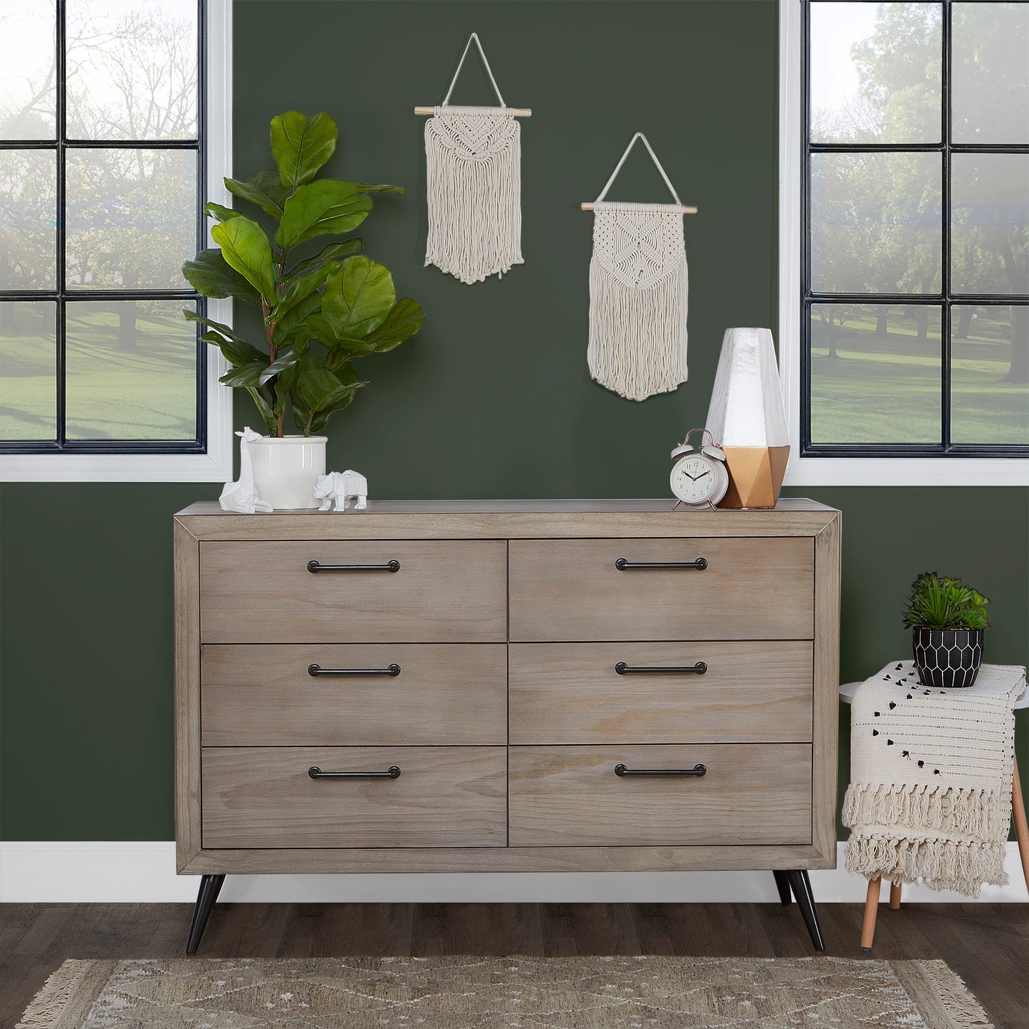 Mid-Century Modern Double Dresser
