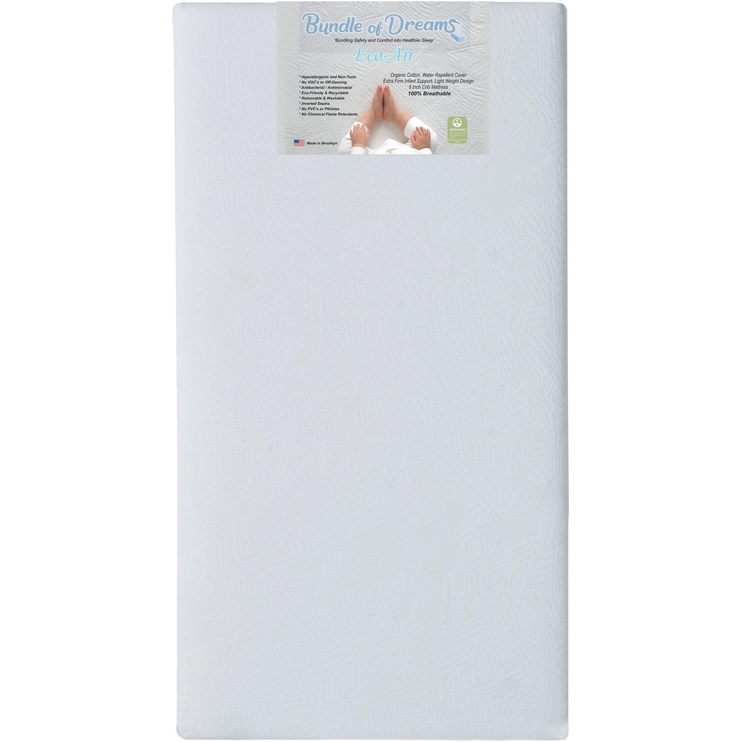 1-Stage Breathable Organic Crib Mattress