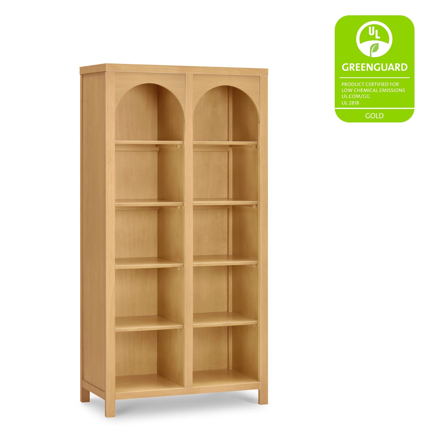 M24814HY,Eloise Bookcase Assembled in Honey