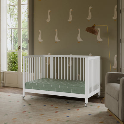 M30880W,Rolli 9-in-1 Convertible All-Stages?? Crib w/ Bassinet & Toddler Bed Kits in White