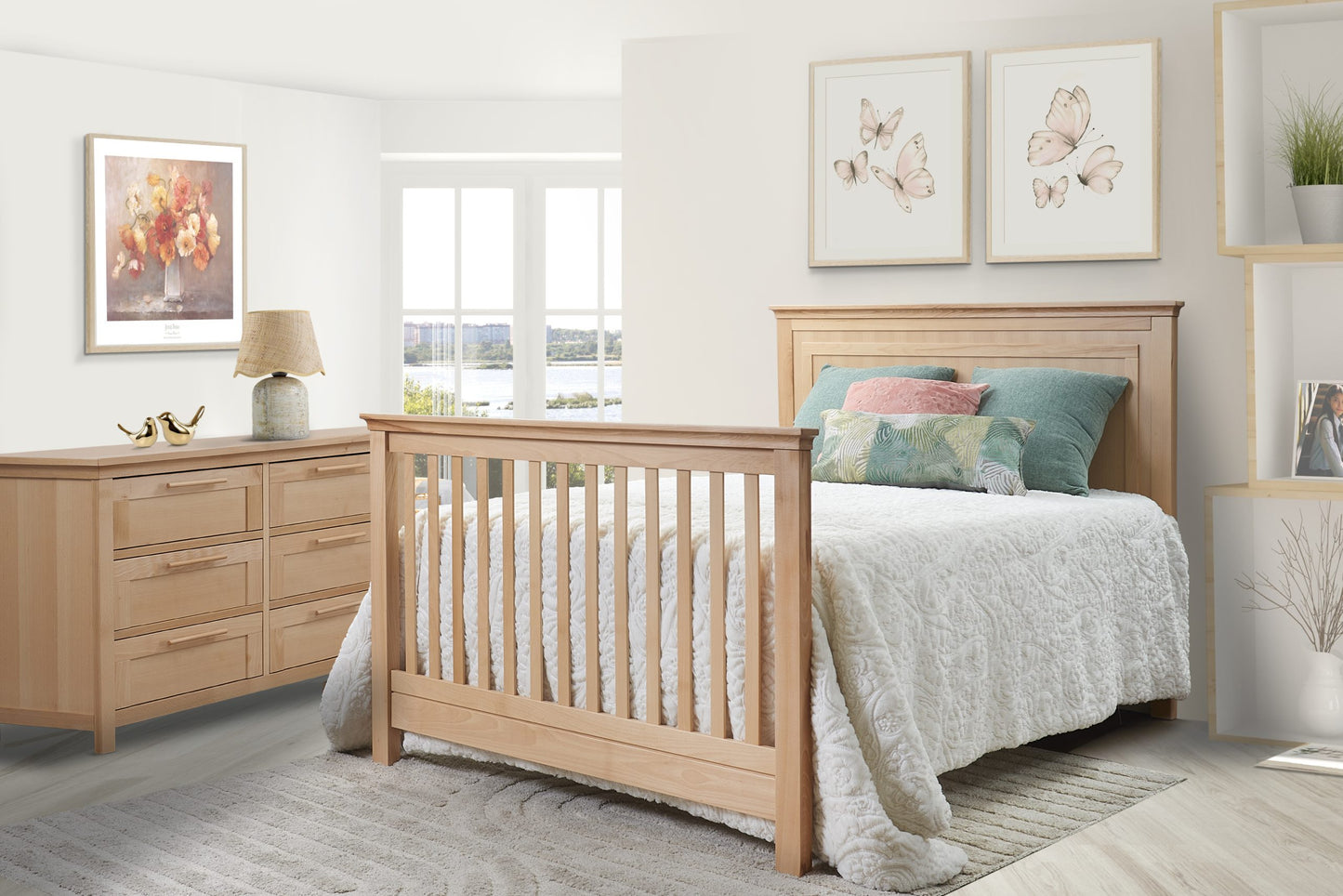 Luna Full Size Bed Conversion Rails
