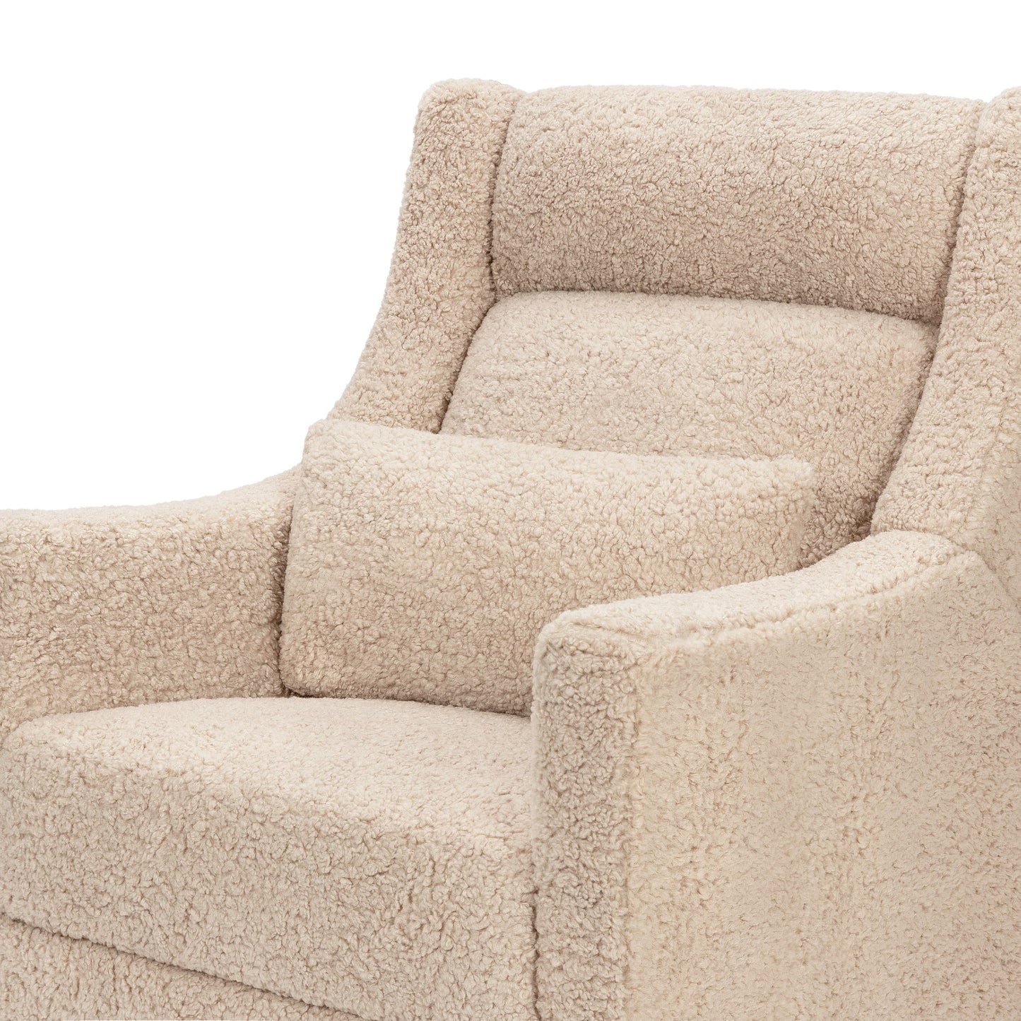 M11286CSG,Kiwi Plus Power Glider Recliner w/ Power Headrest in Chai Shearling