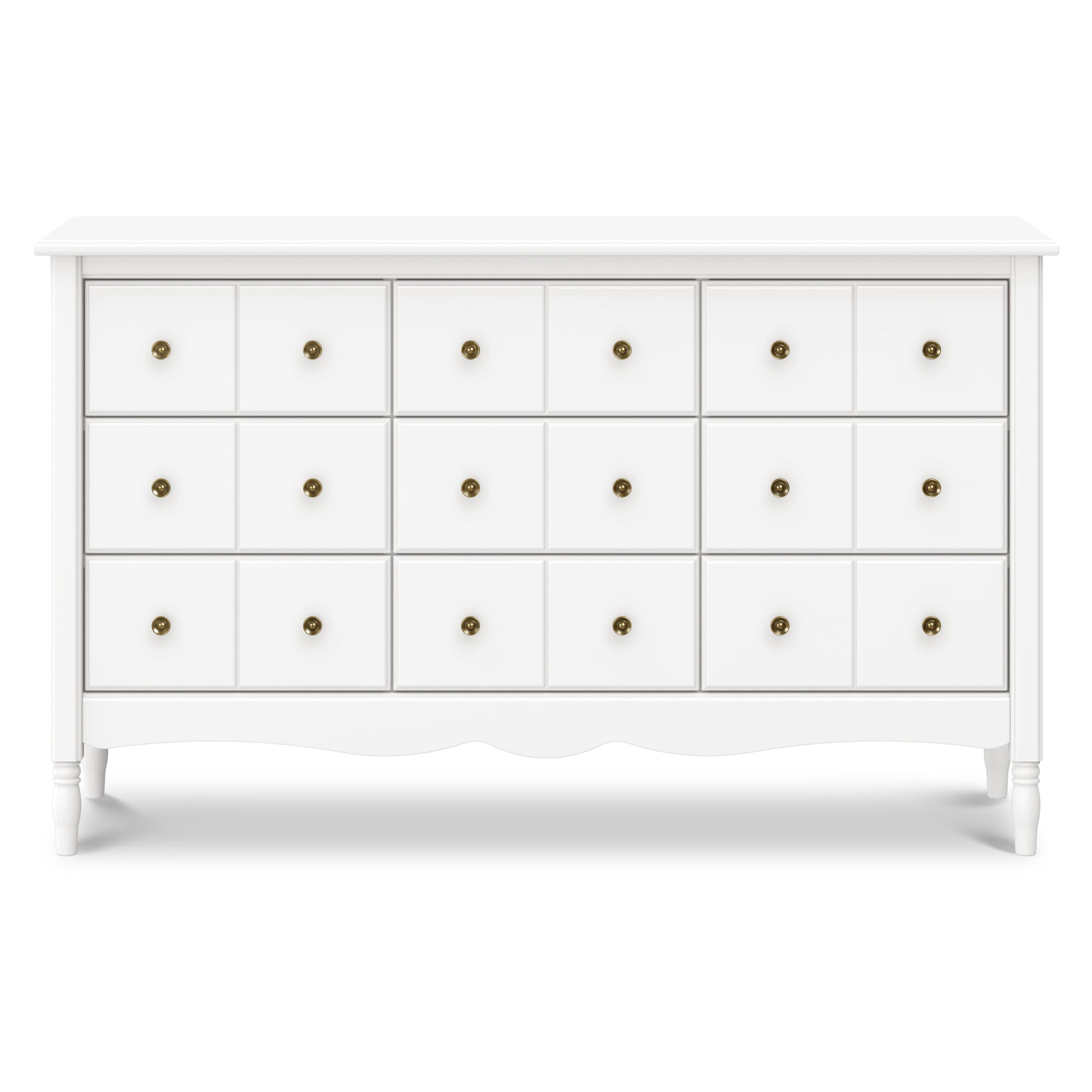 M7128RW,Liberty 9-Drawer Assembled Dresser in Warm White
