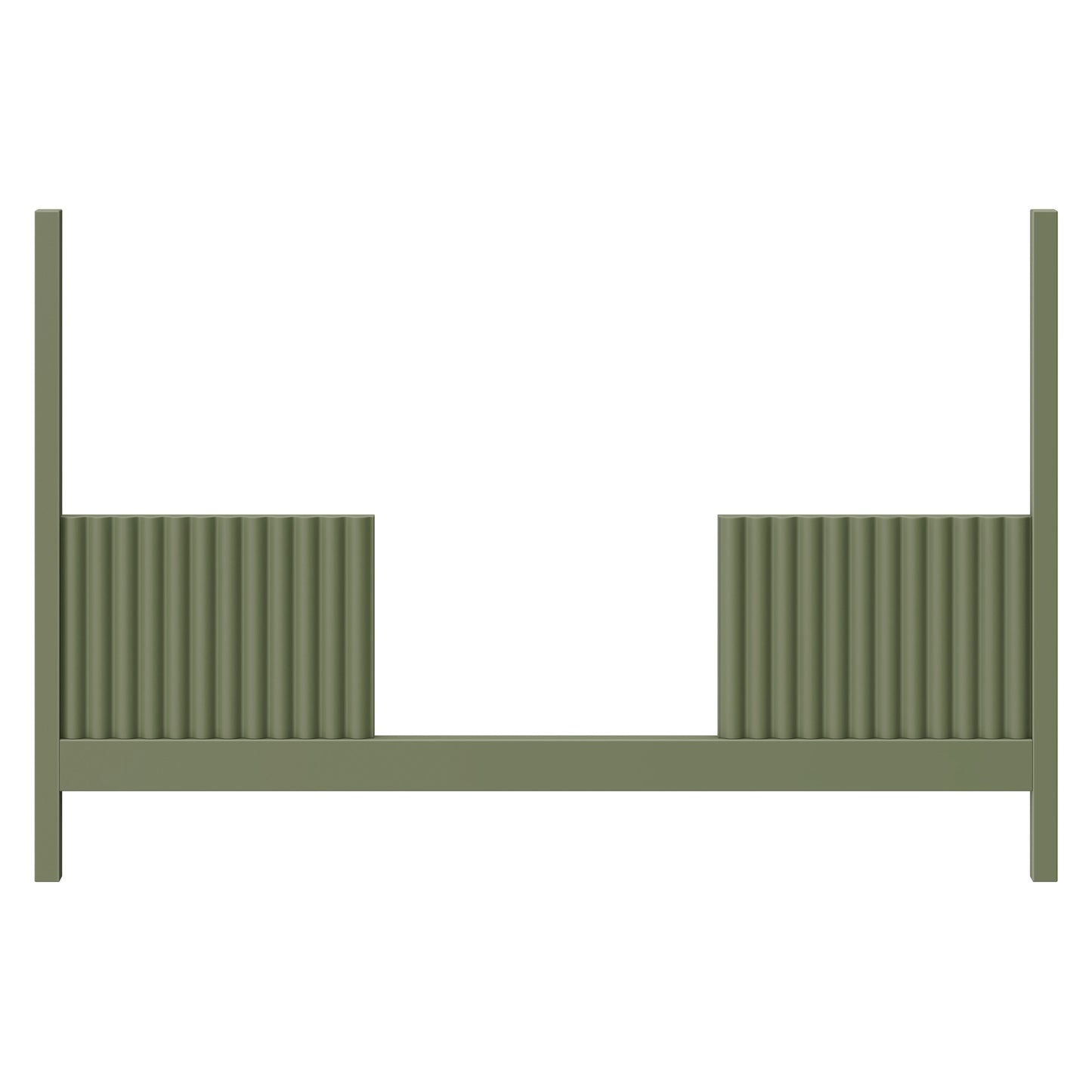 M30299OL,Moab Toddler Bed Conversion Kit in Olive