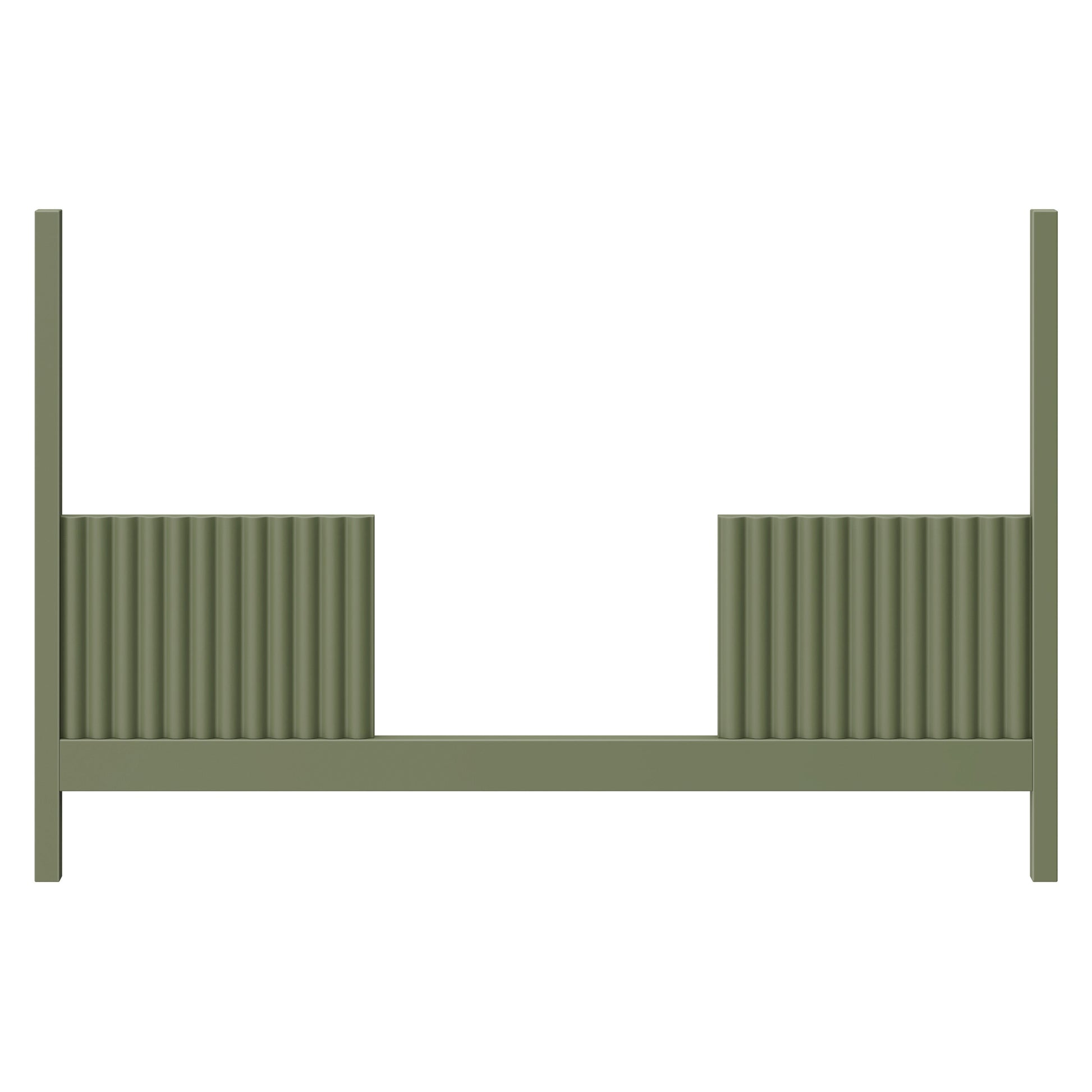 M30299OL,Moab Toddler Bed Conversion Kit in Olive