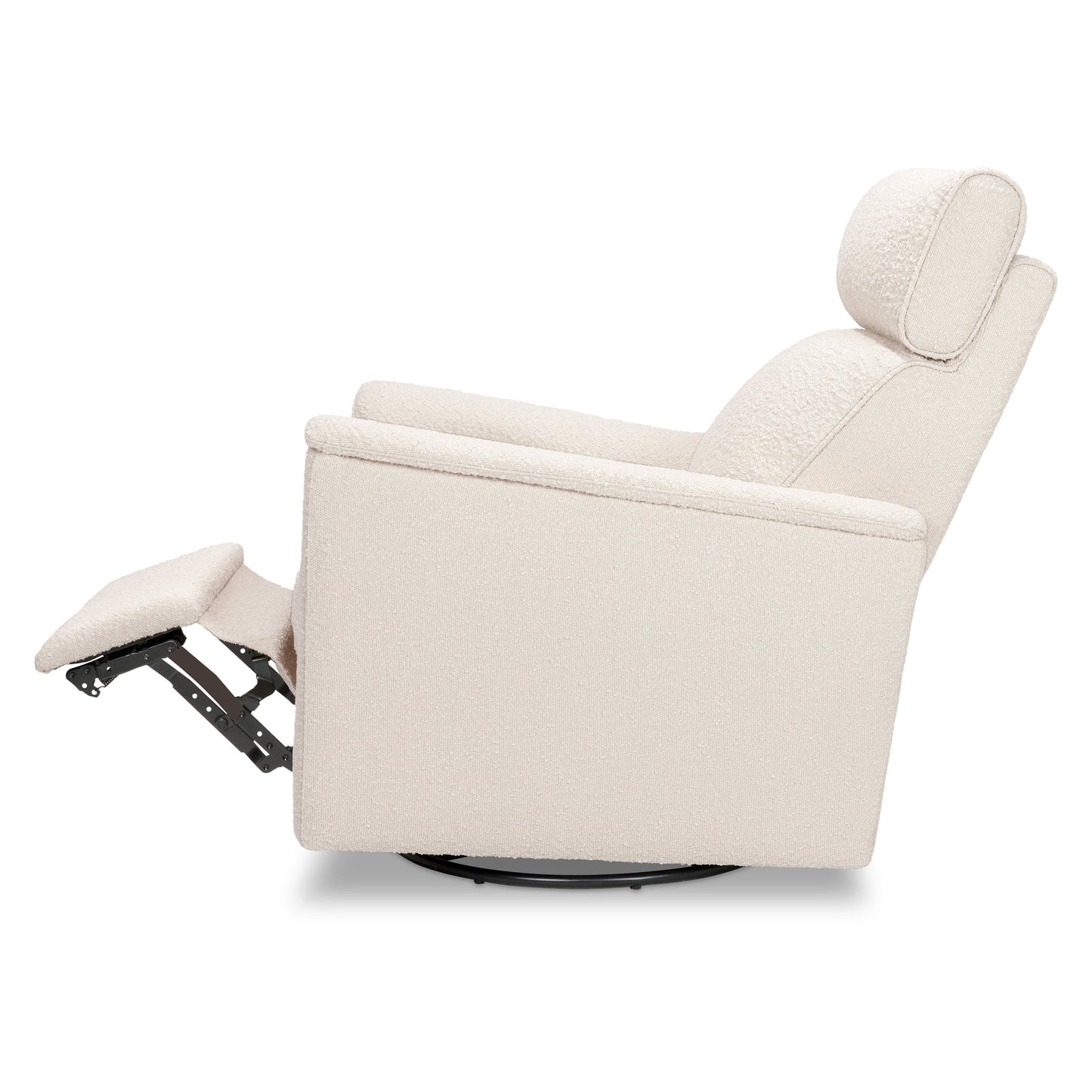 M17186PWB,Willa Plus Power Glider Recliner w/ Power Headrest in Performance Ivory Boucle