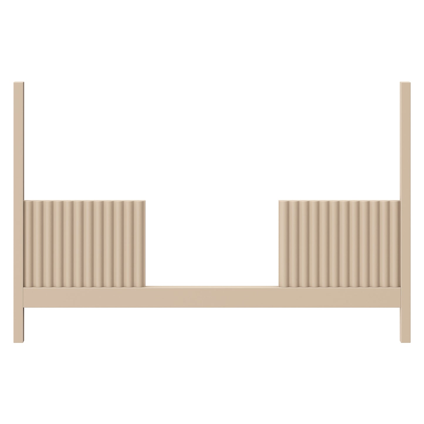 M30299TPE,Moab Toddler Bed Conversion Kit in Taupe