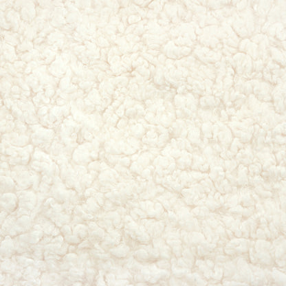 M26385CMSGLB,Kiwi Gliding Ottoman in Cream Shearling with Light Wood Base