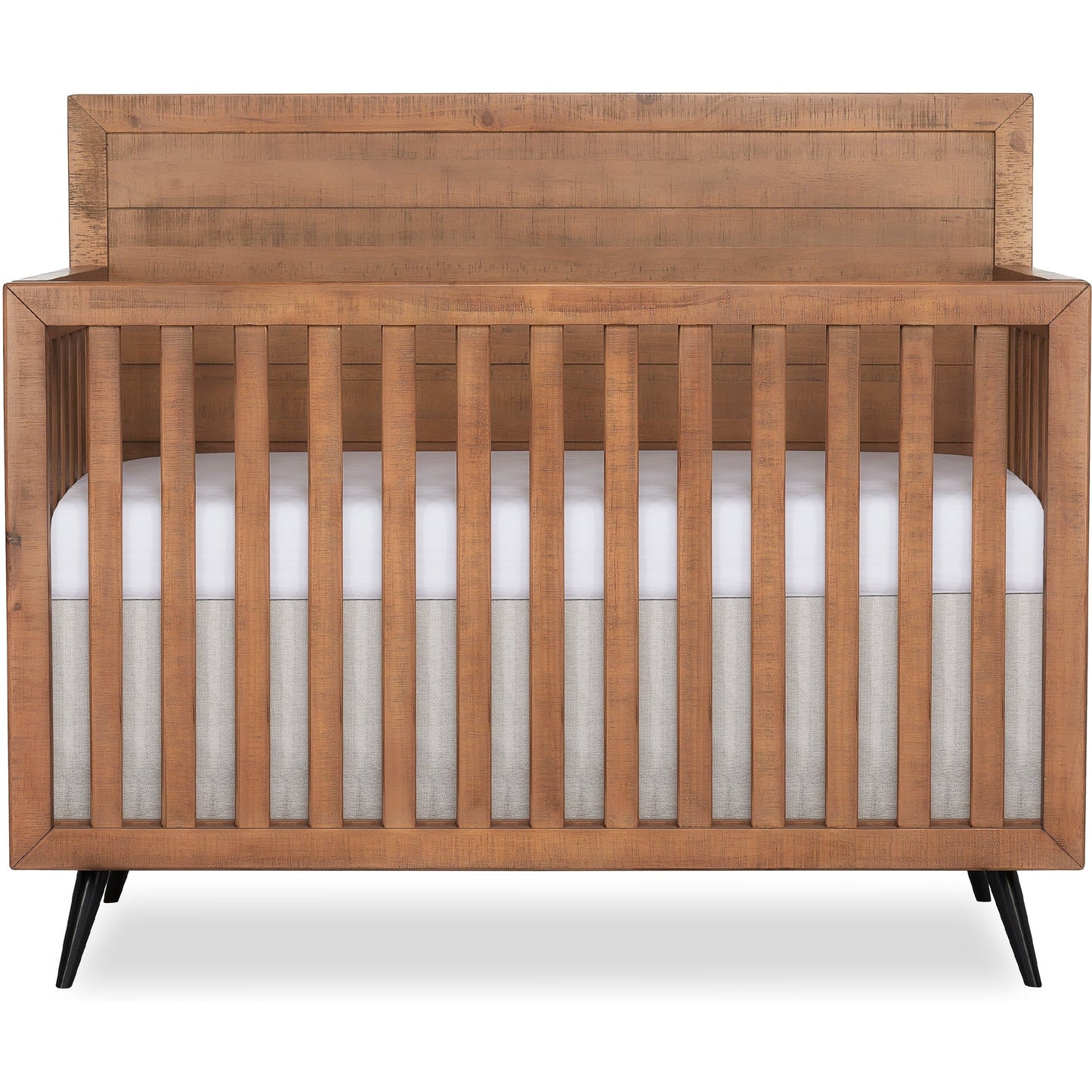 Mid-Century Modern Convertible Crib