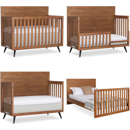 Mid-Century Modern Convertible Crib