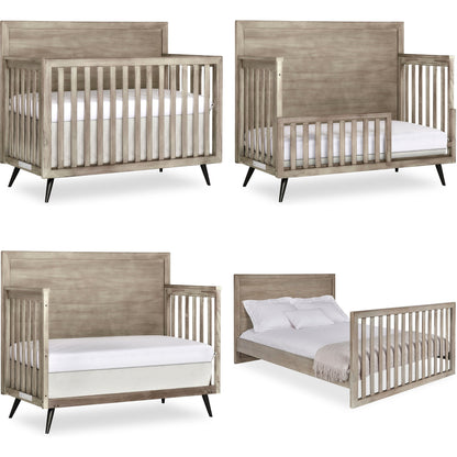 Mid-Century Modern Convertible Crib