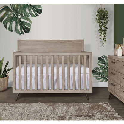 Mid-Century Modern Convertible Crib