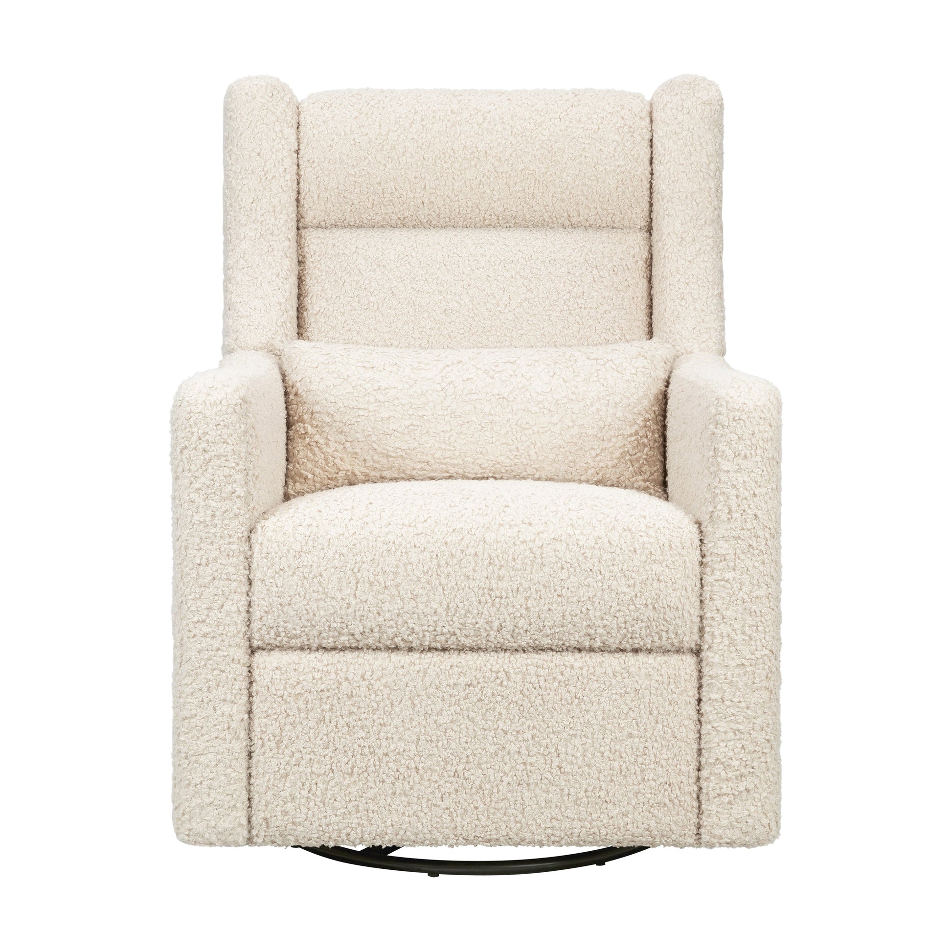 M11286AT,Kiwi Plus Power Glider Recliner w/ Power Headrest in Almond Teddy Loop
