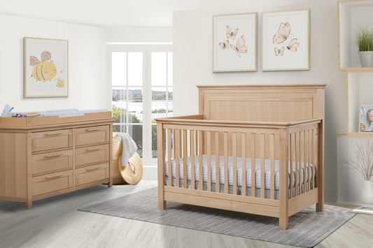 Luna Convertible Crib + Dresser + Tray Bundle