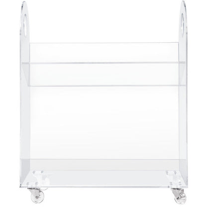 Presto Acrylic Bookcase & Cart