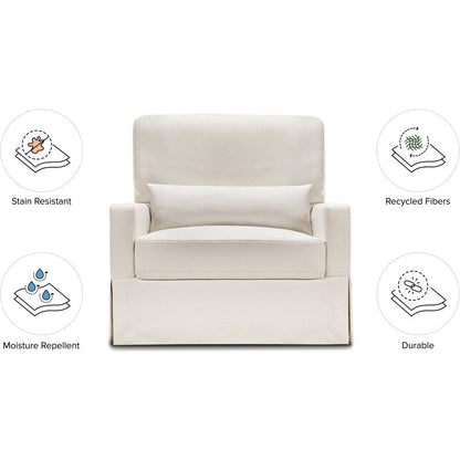Crawford Chair and a Half Pillowback Swivel Glider