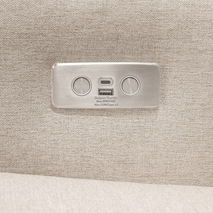Sigi Power Recliner Glider with USB