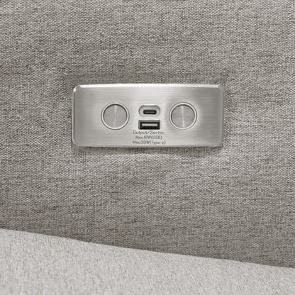 Sigi Power Recliner Glider with USB