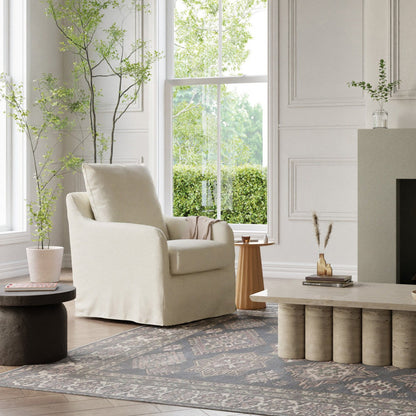 Reese Slipcover Swivel Glider