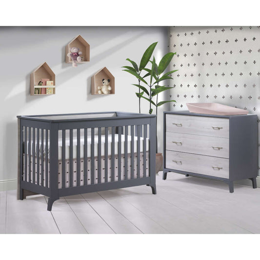 Metro Convertible Crib + Dresser Bundle