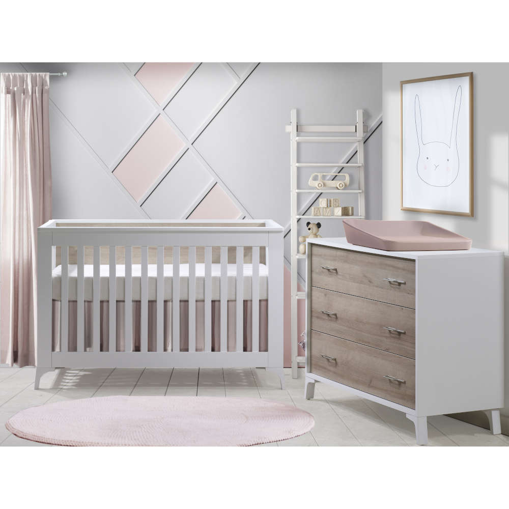 Metro Convertible Crib + Dresser Bundle