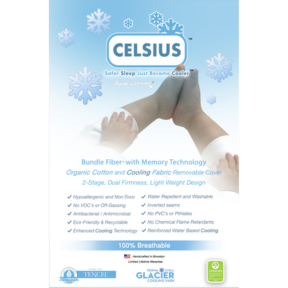 2-Stage Cooling Breathable Organic Crib Mattress