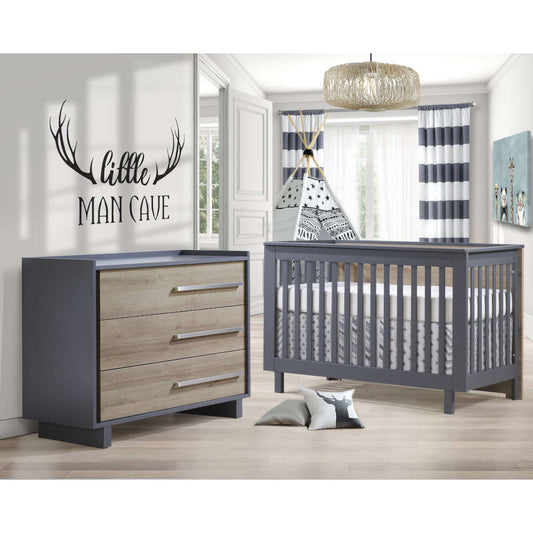 Urban Convertible Crib + Dresser Bundle