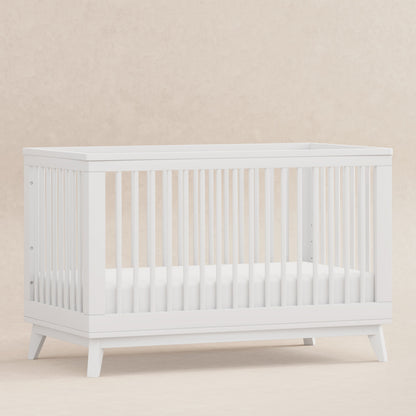 M5801W,Scoot 3-in-1 Convertible Crib w/Toddler Bed Conversion Kit in White