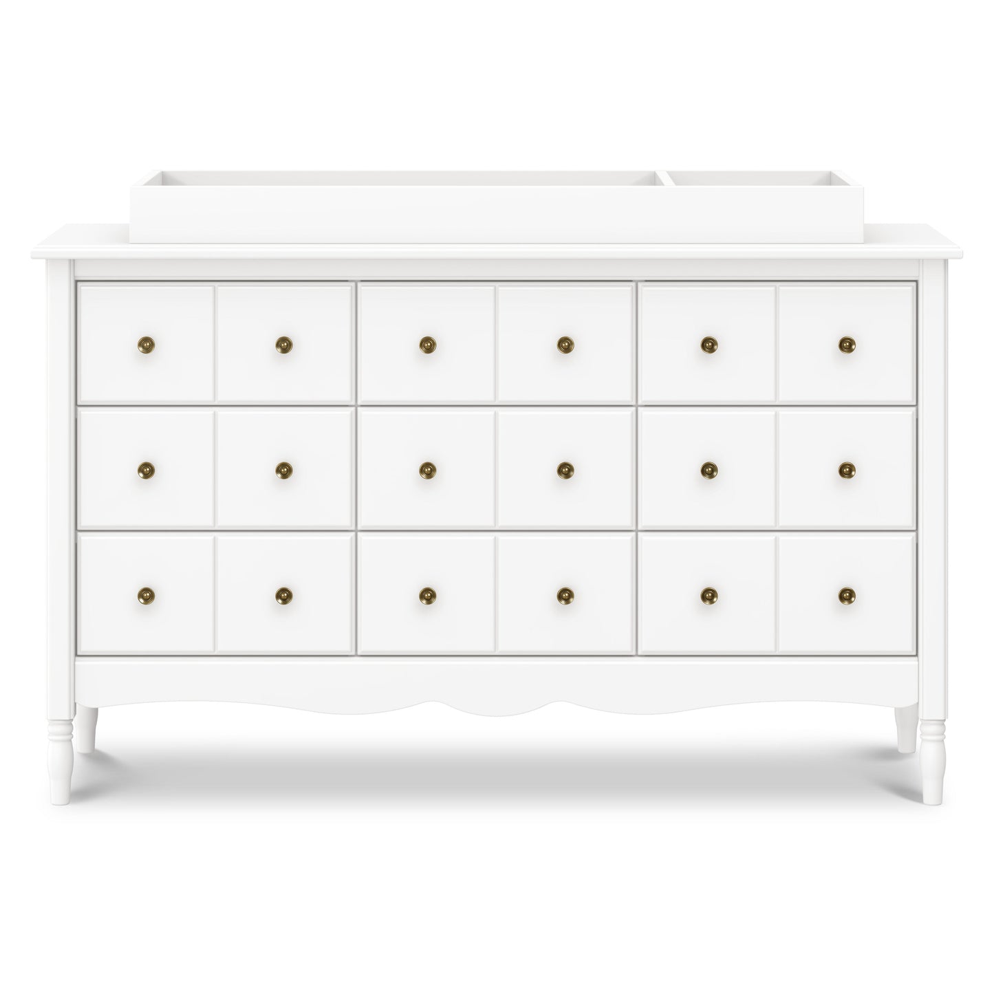 M7128RW,Liberty 9-Drawer Assembled Dresser in Warm White