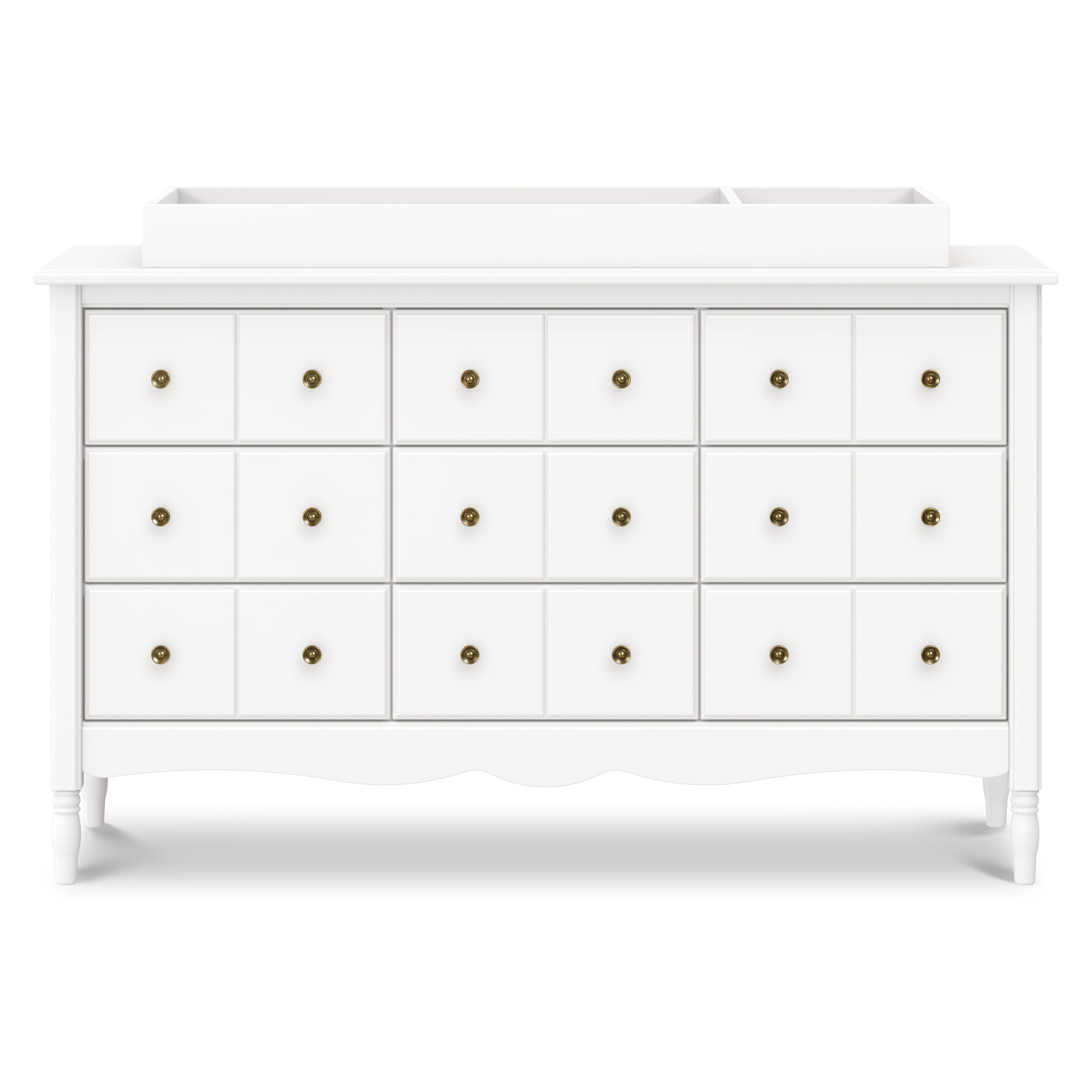 M7128RW,Liberty 9-Drawer Assembled Dresser in Warm White