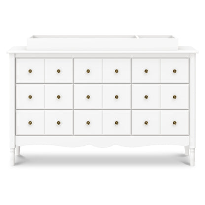 M7128RW,Liberty 9-Drawer Assembled Dresser in Warm White