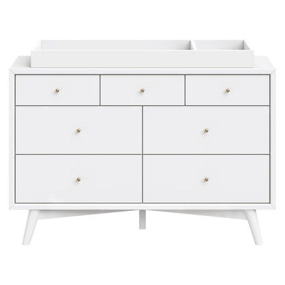 M15916W,Palma 7-Drawer Double Dresser  Assembled in White