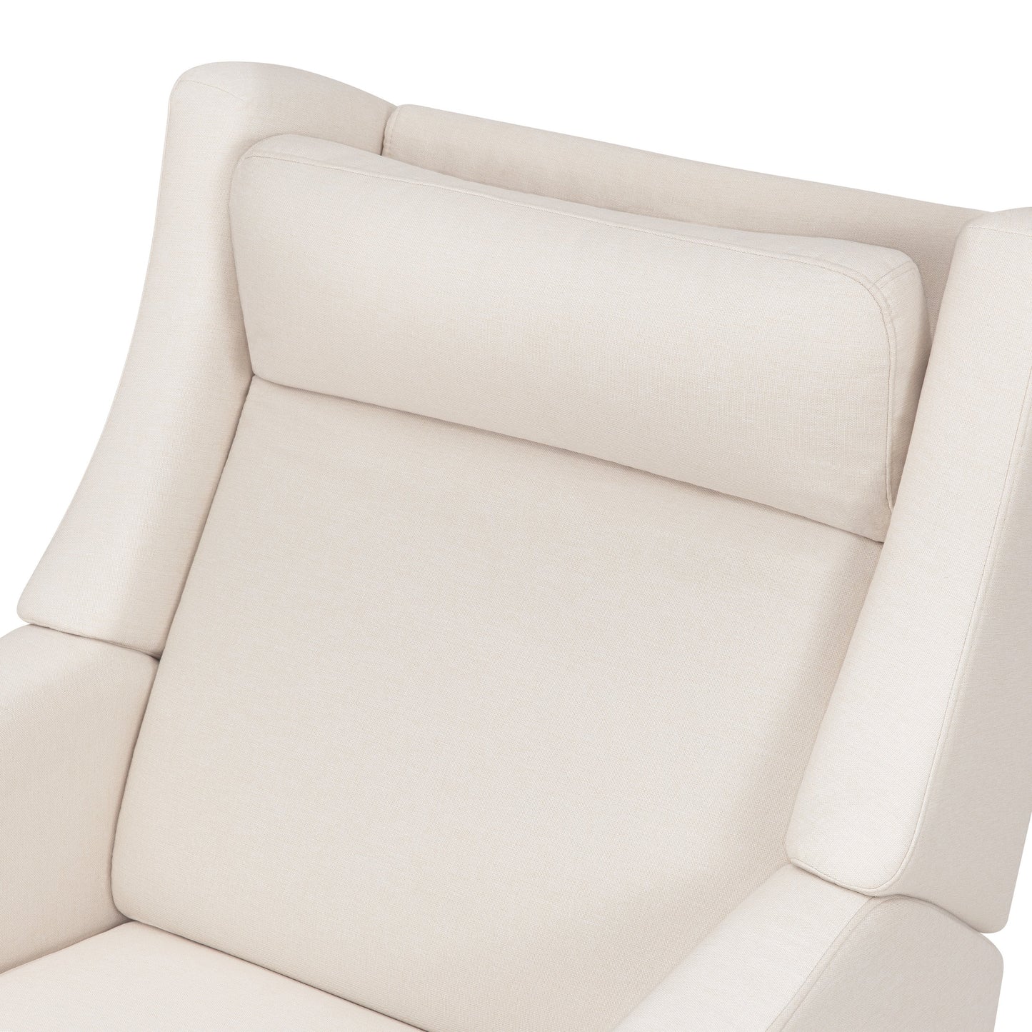 M11283PCMEW,Kiwi Deluxe Power Glider Recliner w/Heat&Massage in Performance Cream Eco-Weave