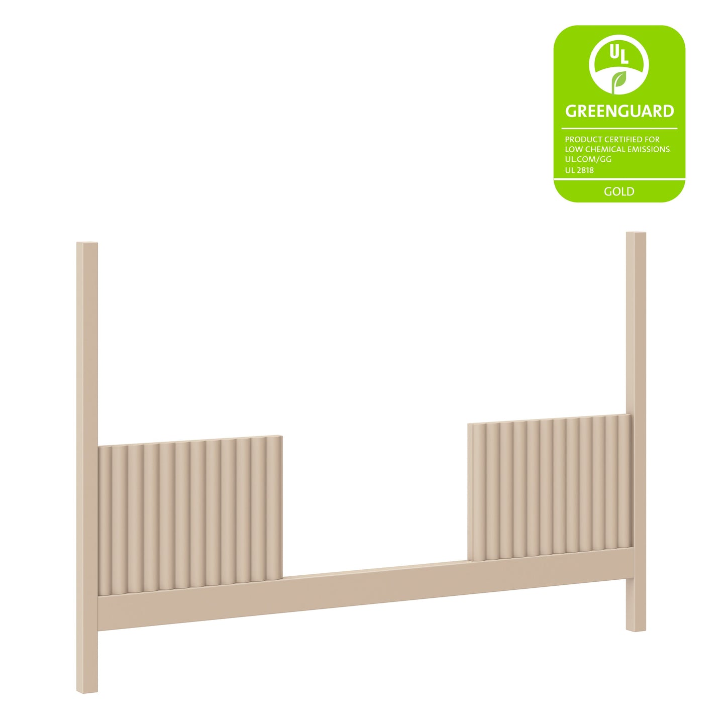 M30299TPE,Moab Toddler Bed Conversion Kit in Taupe