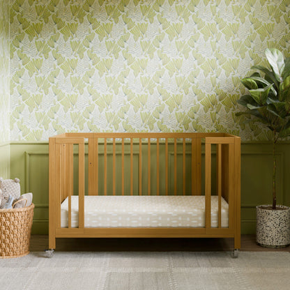 M30880HY,Rolli 9-in-1 Convertible All-Stages?? Crib w/ Bassinet & Toddler Bed Kits in Honey