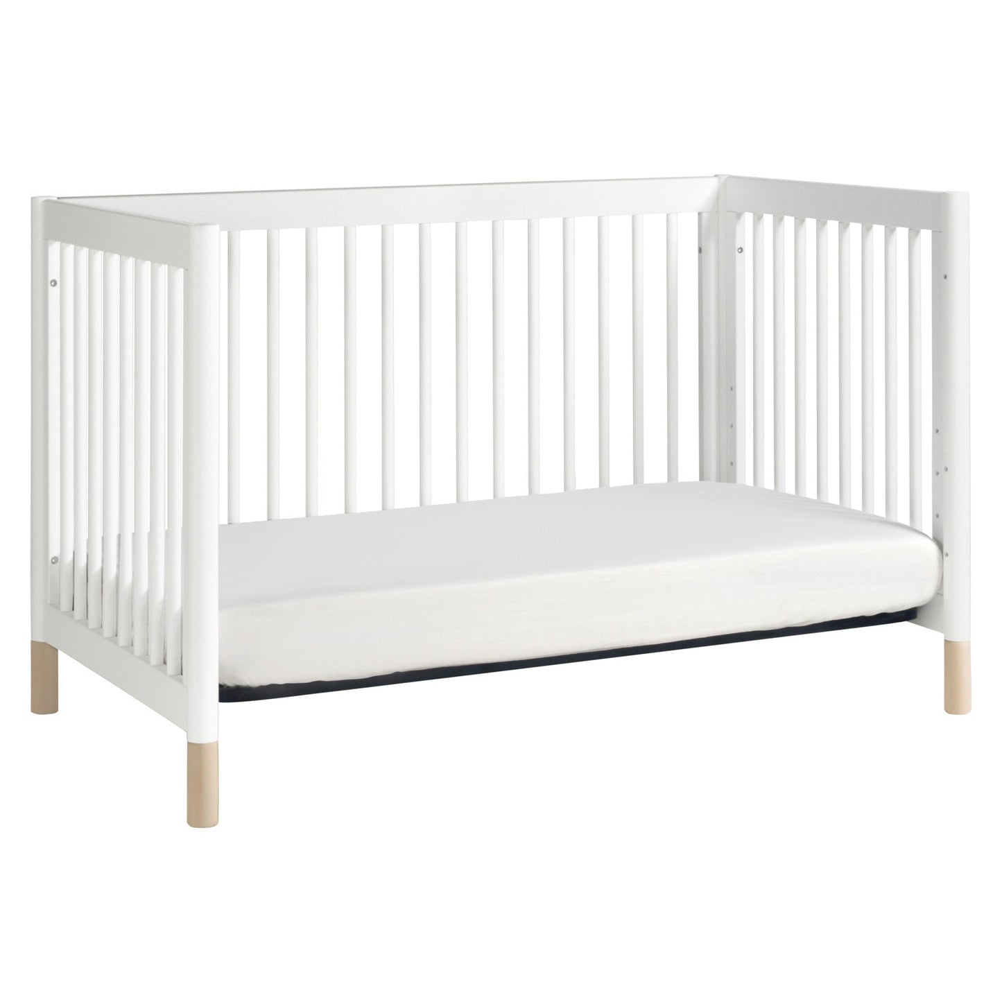 M12901WNX,Gelato 4-in-1 Convertible Crib w/Toddler Conversion Kit in White  NX Feet