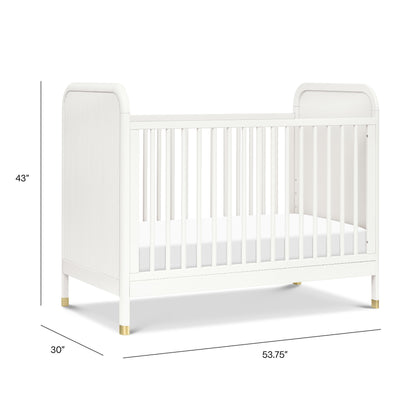 M26742RW,Brimsley Tambour 3-in-1 Convertible Crib in Warm White