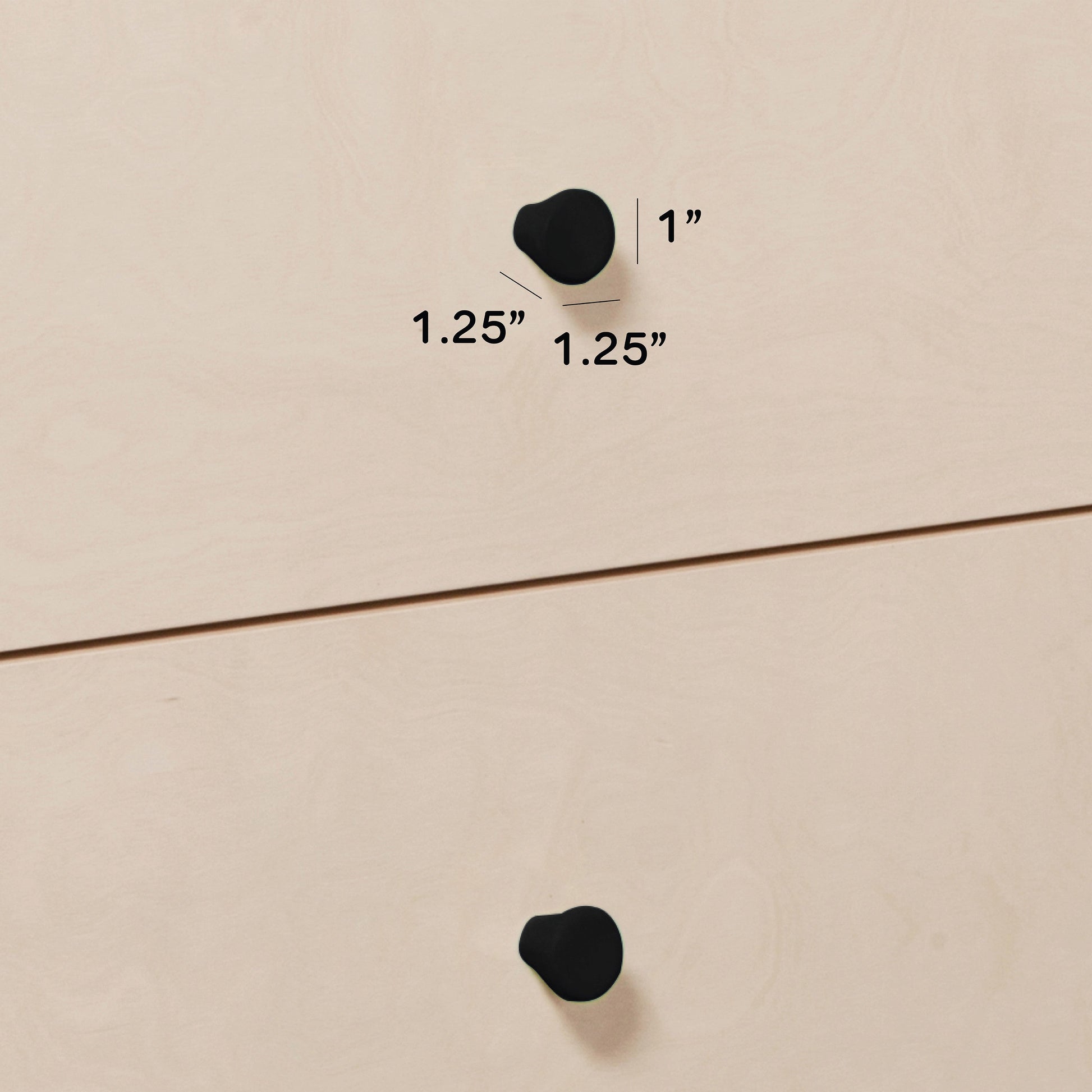 M12971B,Gelato Knob Set in Black Finish