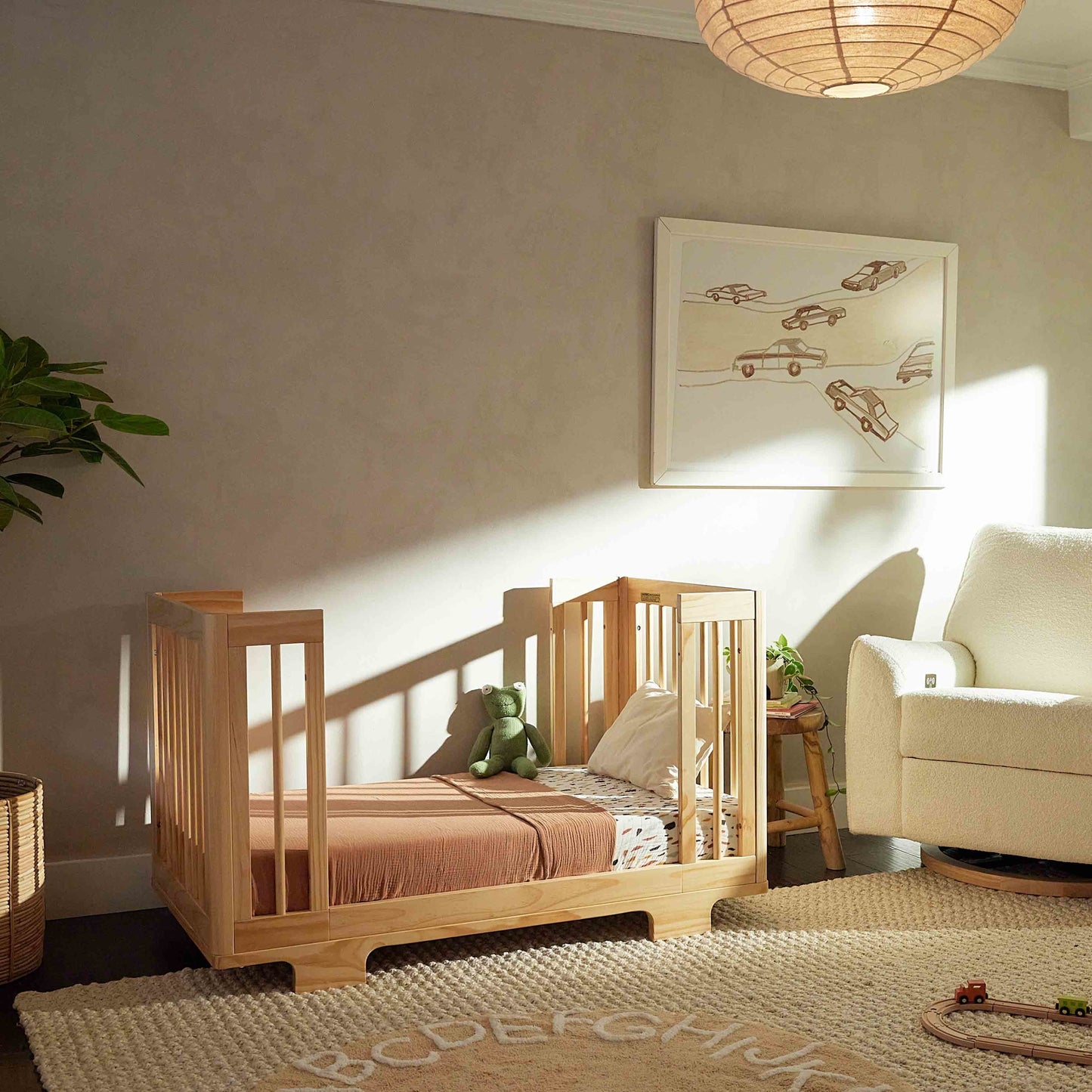 M23401N,Yuzu 8-in-1 Convertible Crib w/All-Stages Conversion Kits in Natural