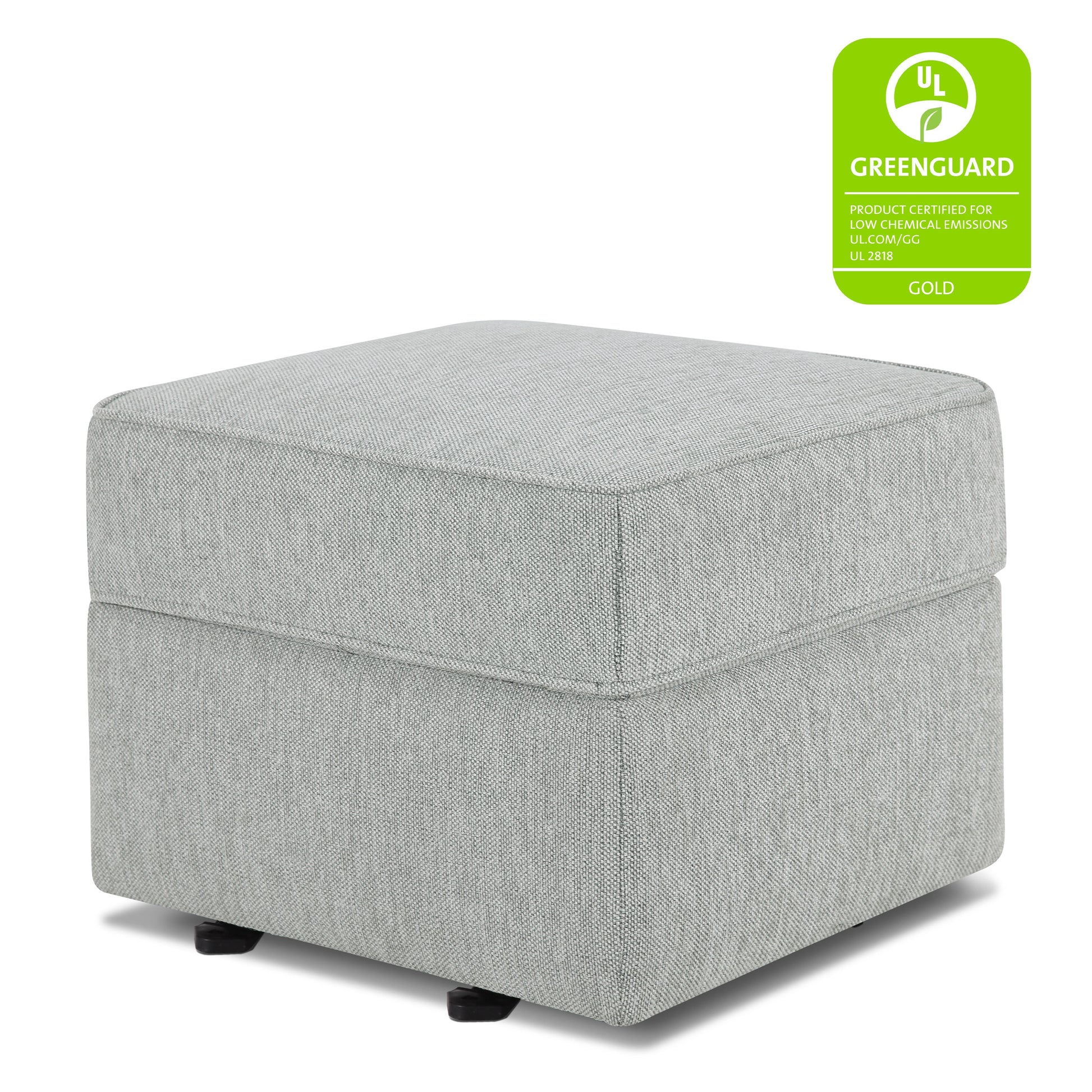 M17285FWLG,Willa/Alden Gliding Ottoman in Feathered Grey Weave