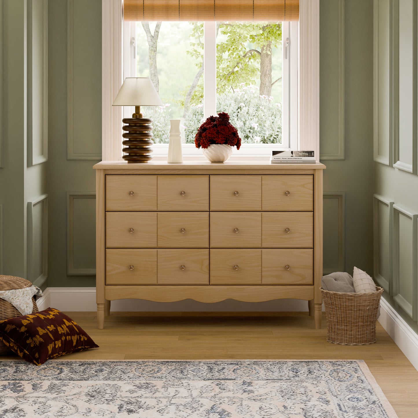 M7116HY,Liberty 6-Drawer Assembled Dresser in Honey