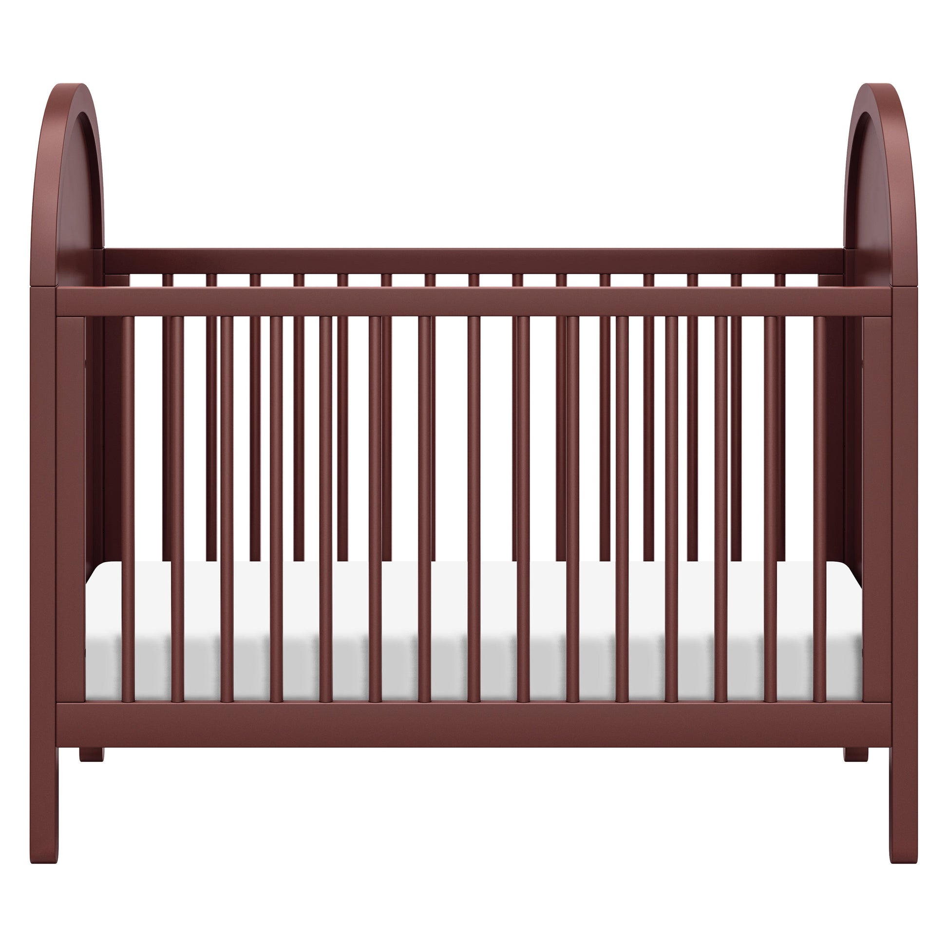 M25601CRNC,Bondi Cane 3-in-1 Convertible Crib w/ Toddler Bed Kit in Crimson with Natural Cane