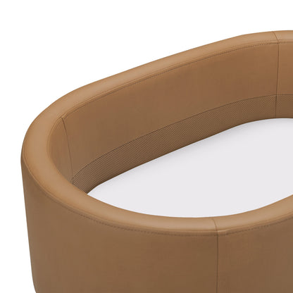 M26834GCLB,babyletto x GATHRE Capsule Bassinet in Camel