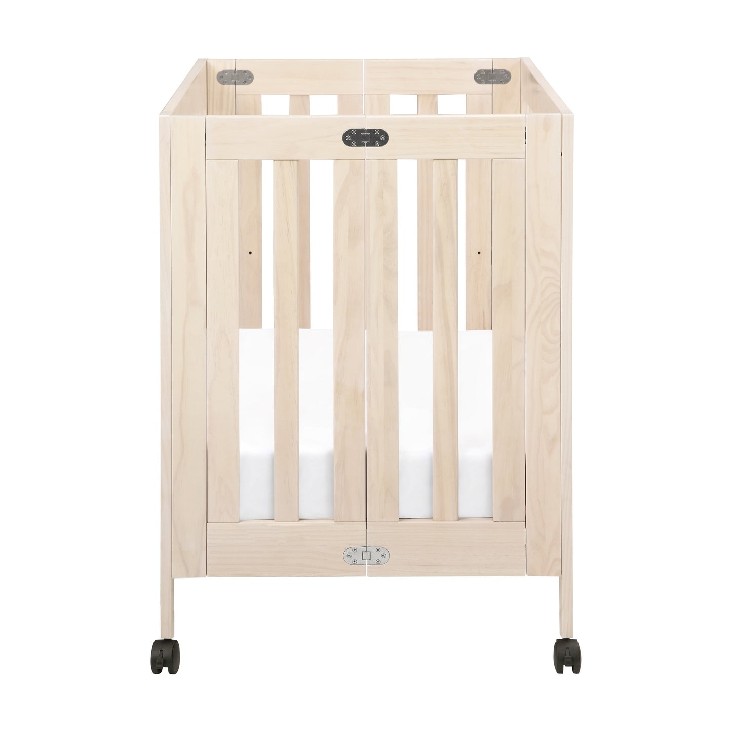 M6698NX,Origami Mini Crib in Washed Natural