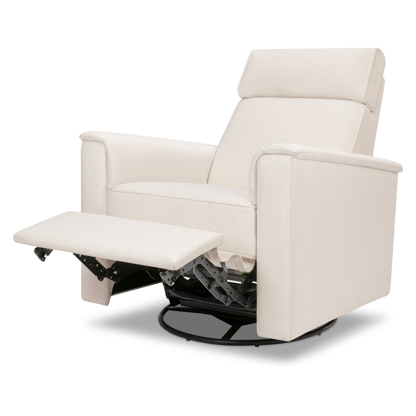 M17183PCMEW,Willa Deluxe Power Glider Recliner w/Heat&Massage in Performance Cream Eco-Weave
