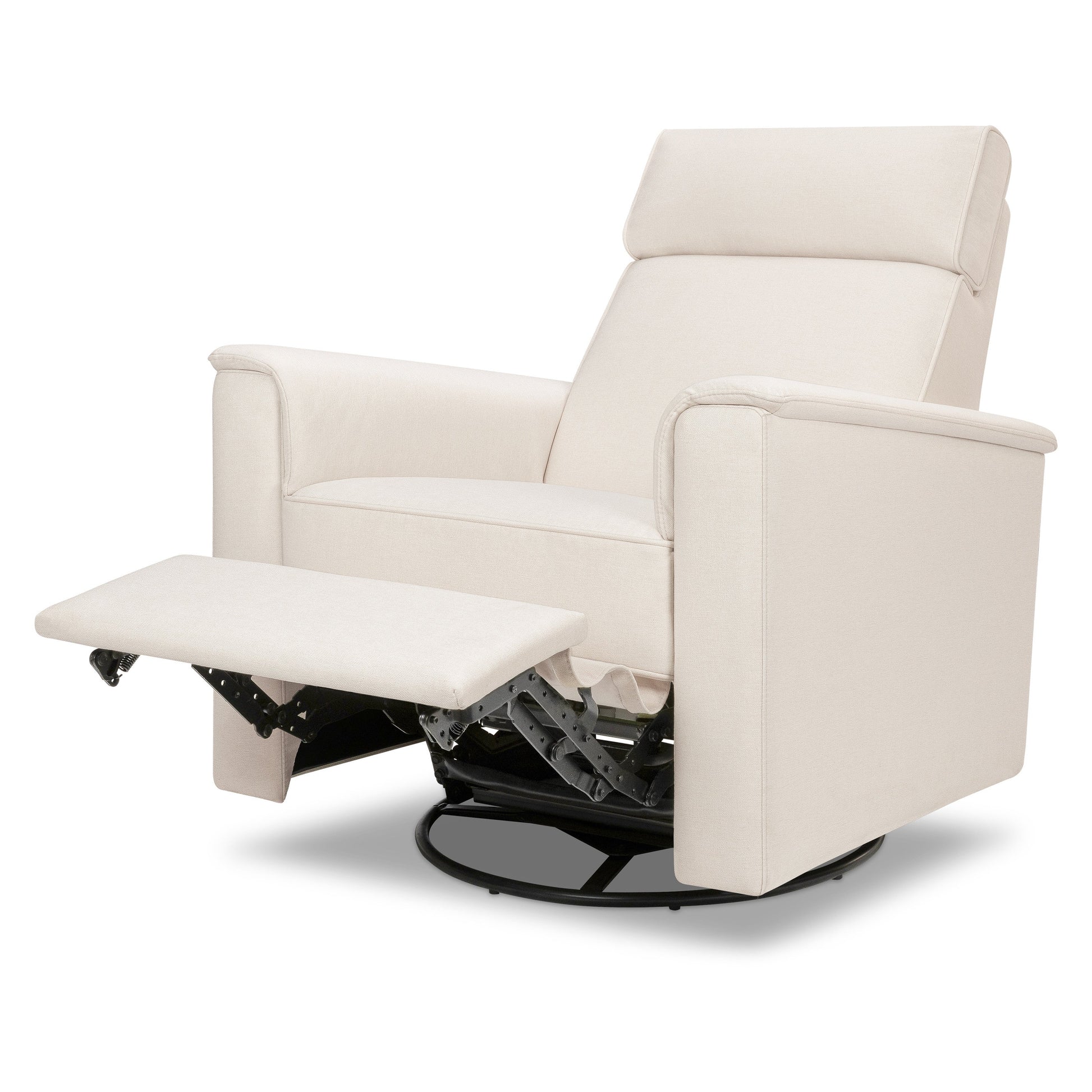 M17183PCMEW,Willa Deluxe Power Glider Recliner w/Heat&Massage in Performance Cream Eco-Weave