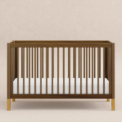 M12901NLGLD,Gelato 4-in-1 Convertible Crib w/Toddler Conversion Kit in Natural Walnut Gold Ft