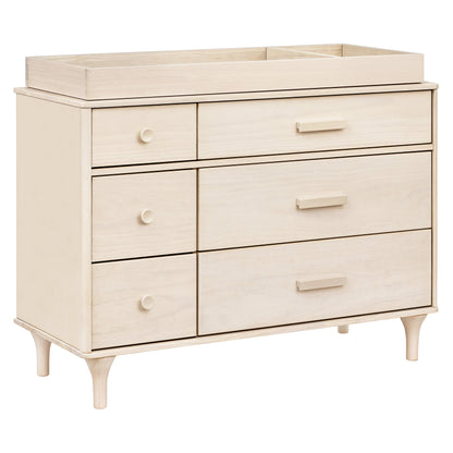 M9016NX,Lolly 6-Drawer Double Dresser  Assembled in Washed Natural