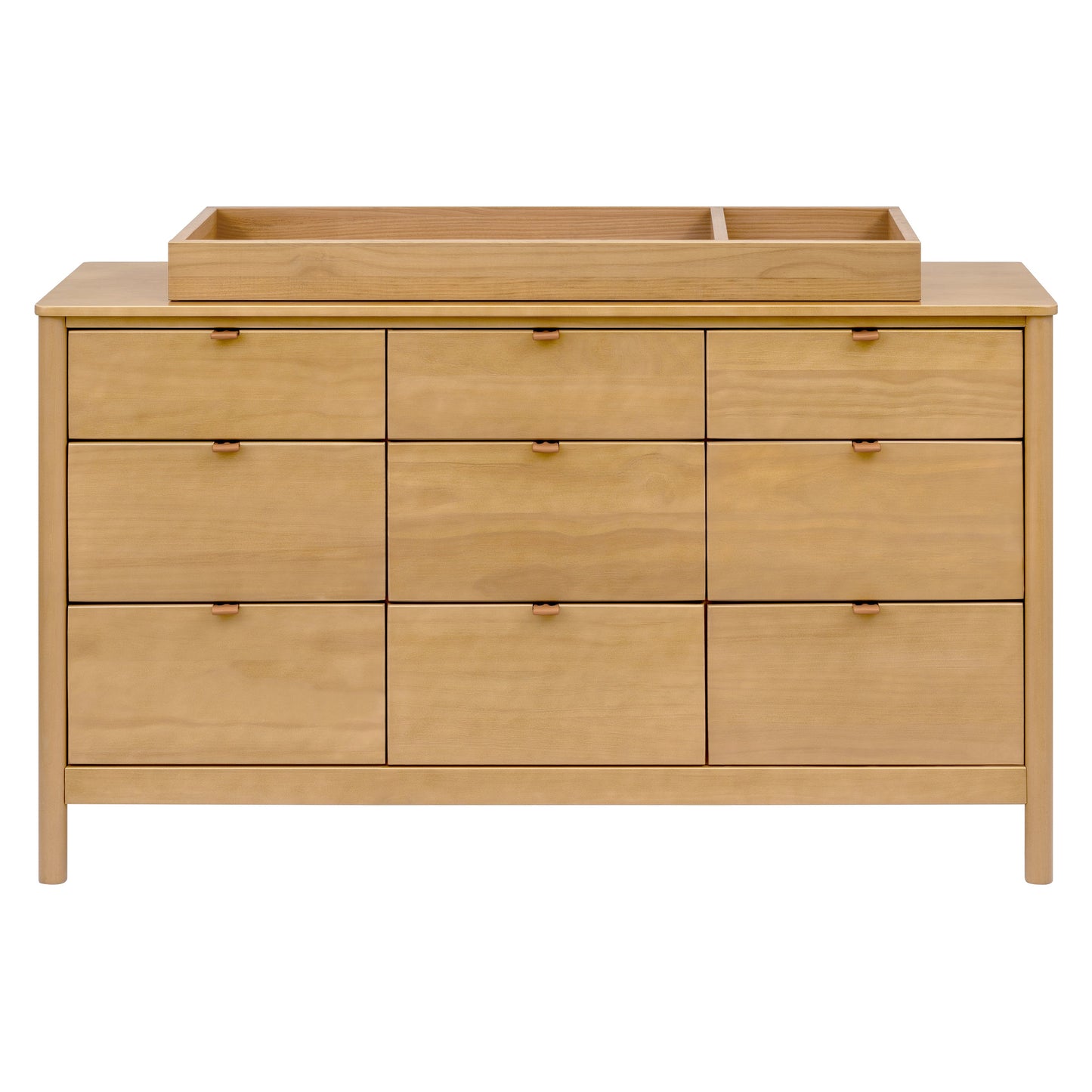 M25928HY,Bondi 9-Drawer Assembled Dresser in Honey